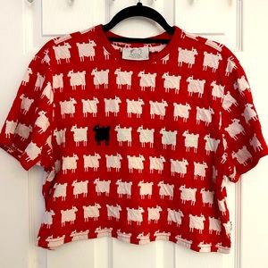 Warm & Wonderful x Rowing Blazers Princess Diana-Inspired Black Sheep Crop Tee